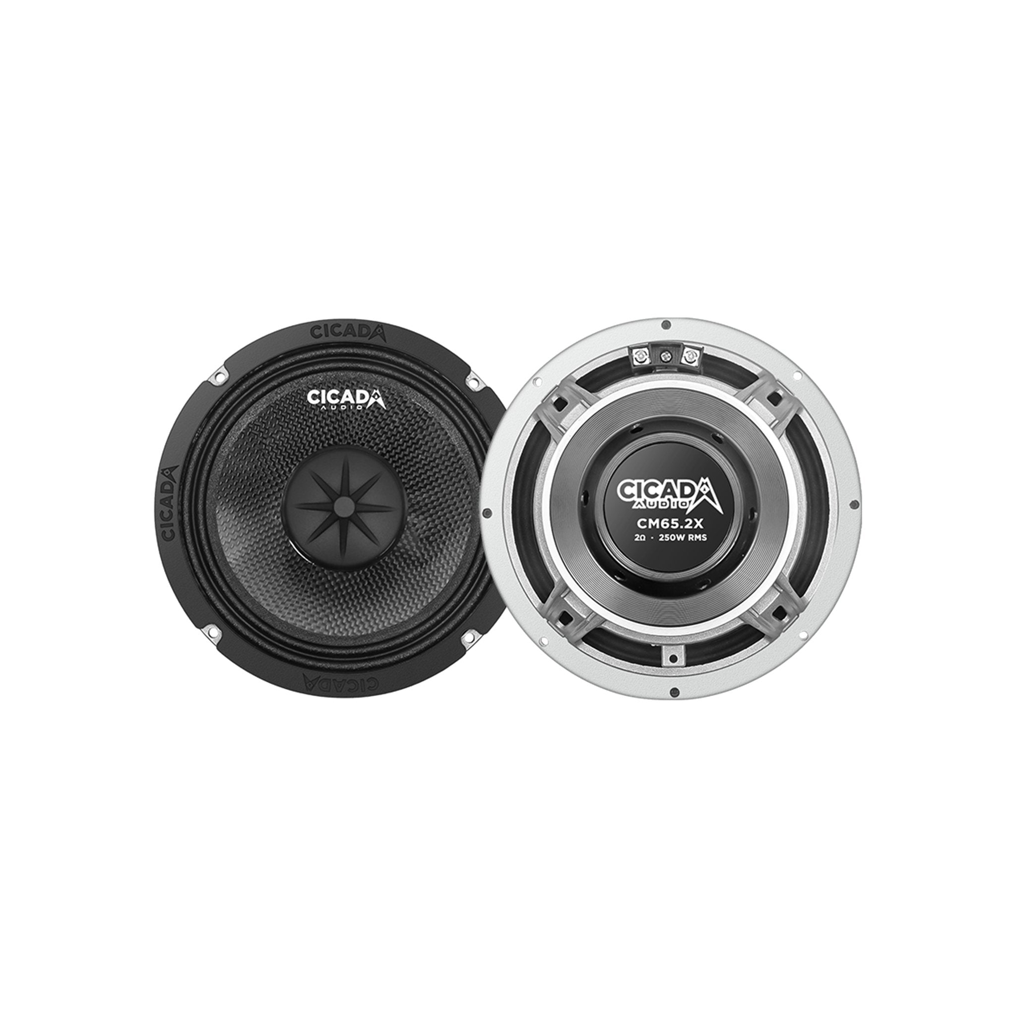 Cicada Audio 14CXK65.2 - 6.5-INCH MID-BASS COMPONENT SPEAKERS KIT - 2 OHM