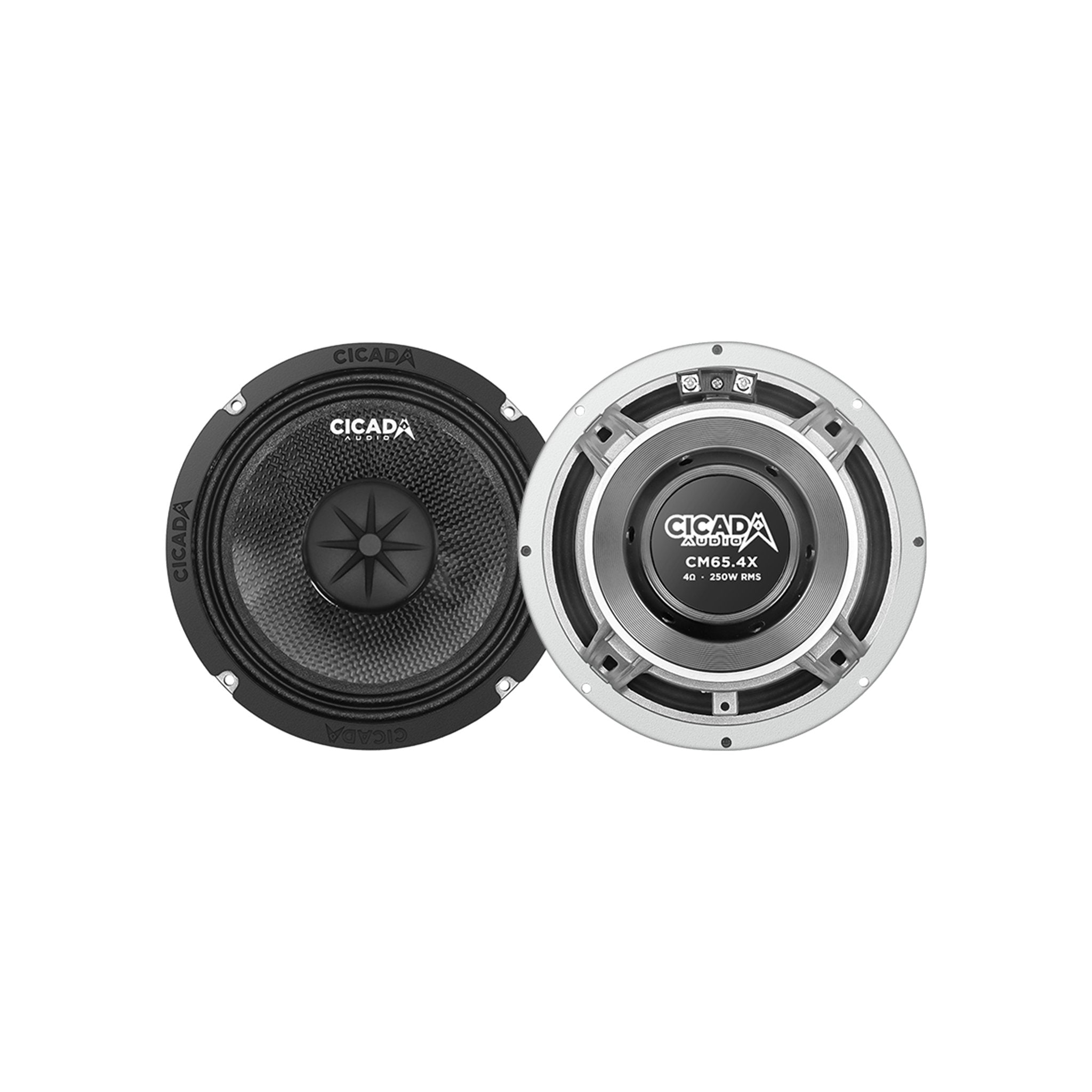 Cicada Audio 14CXK65.4 - 6.5-INCH MID-BASS COMPONENT SPEAKERS KIT- 4 OHM