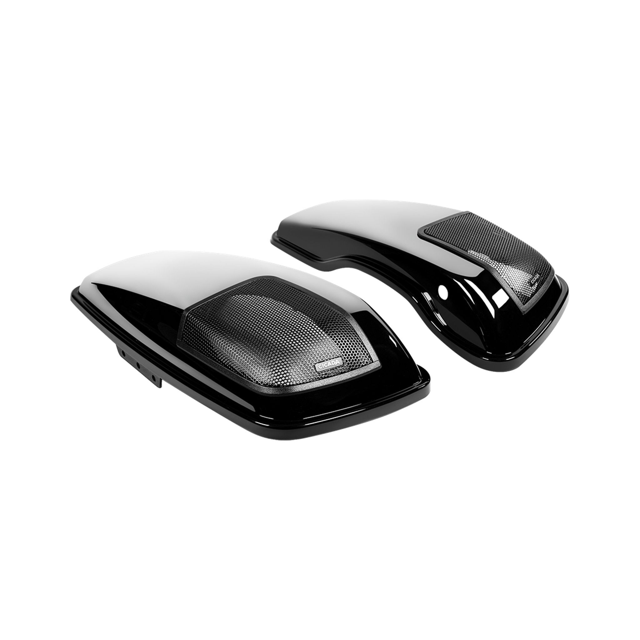 Cicada Audio 14HDLID69 - H-D® 2014-2023 6x9-inch Assembled Lid Kit, painted VIVID BLACK Color - PR