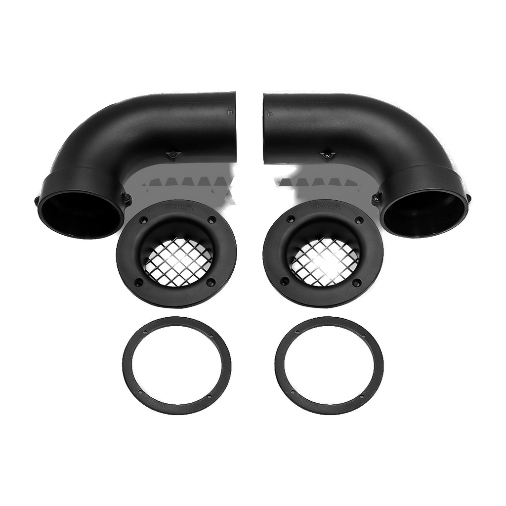 Cicada Audio 14HDXBAG10LID69 - Extended Saddlebag 6x9-Zoll Lid + 10-Zoll Bag
