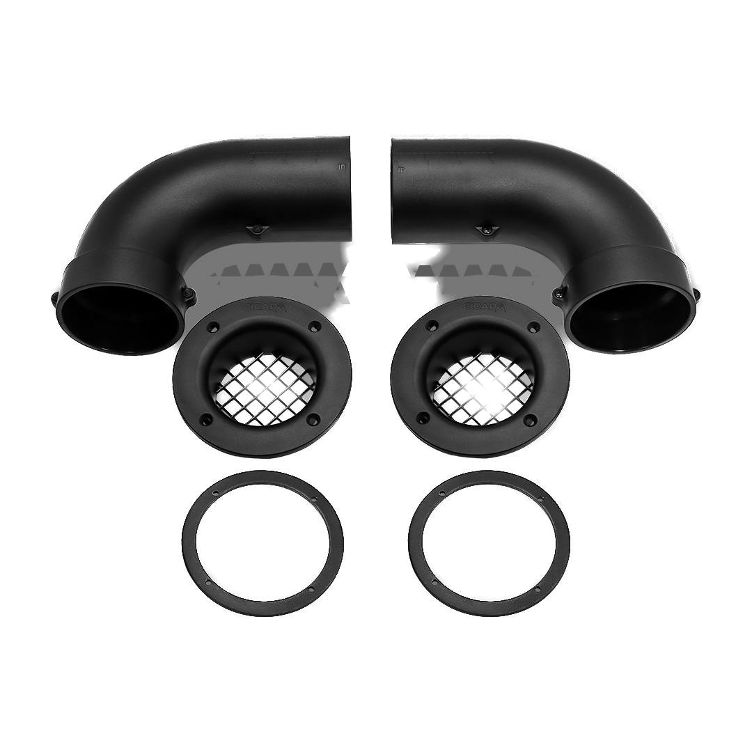 Cicada Audio 14HDXBAG10LID69 - Extended Saddlebag 6x9-Zoll Lid + 10-Zoll Bag