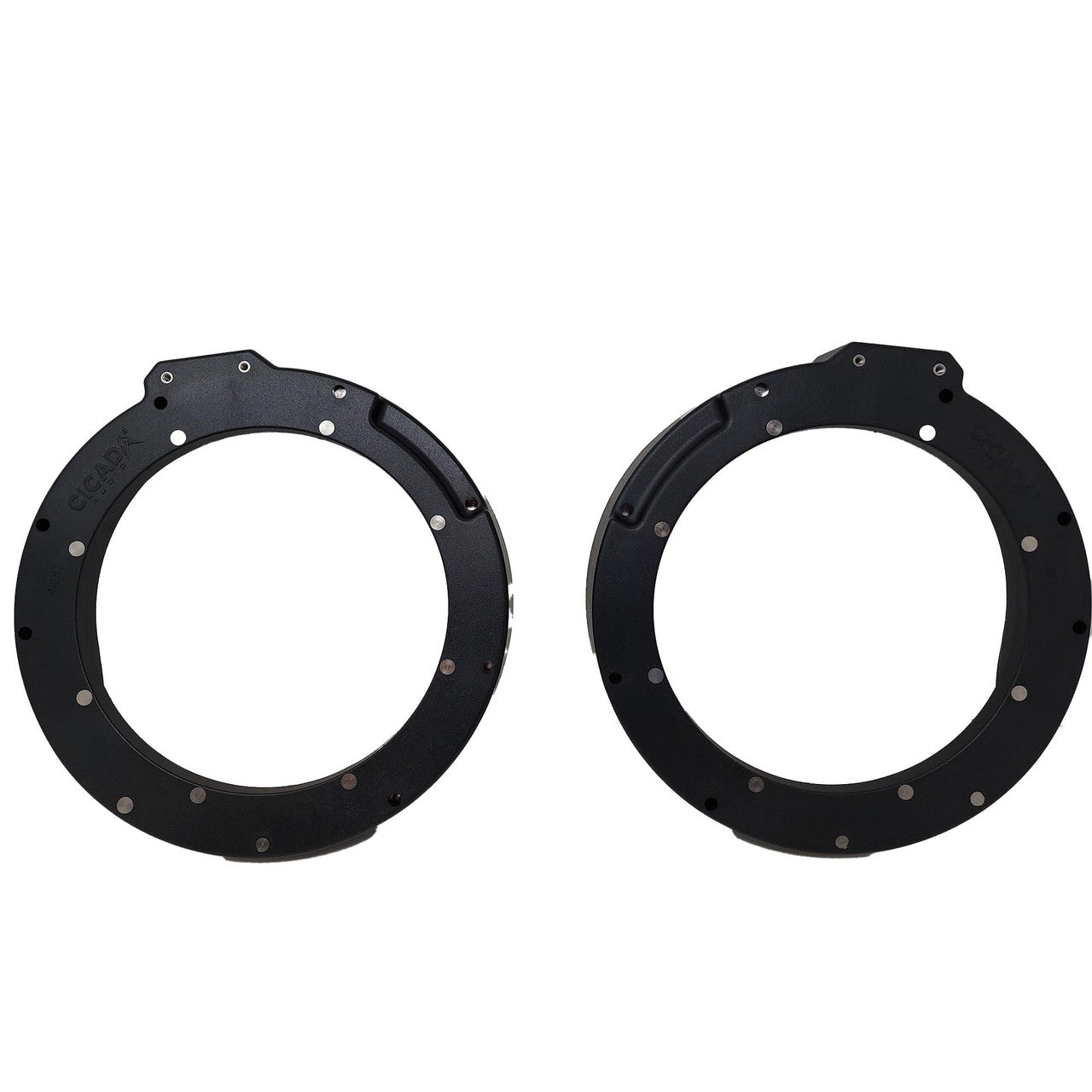 Cicada Audio 14HDRING8 - Complete 8-Inch Mid-Bass/Woofer Saddlebag Mounting Kit