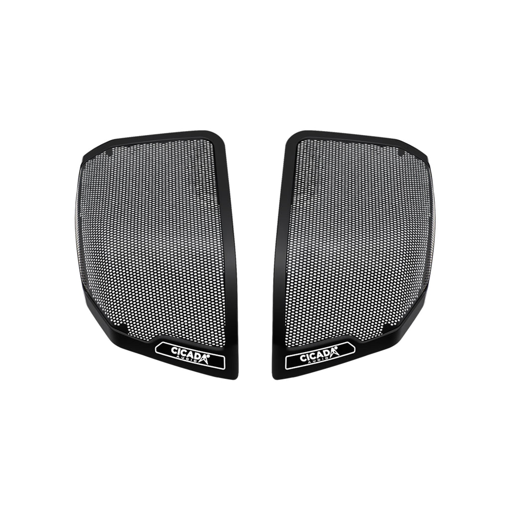 Cicada Audio 24CHDCVOLG - HD 2024 + CVO Bag Lid Grill - Pair