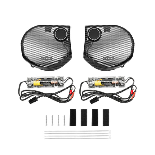 Cicada Audio 24CHDSGGTK-05 - H-D® 2024+ Street Glide®Grill + RR05T - 4Ω - Pair