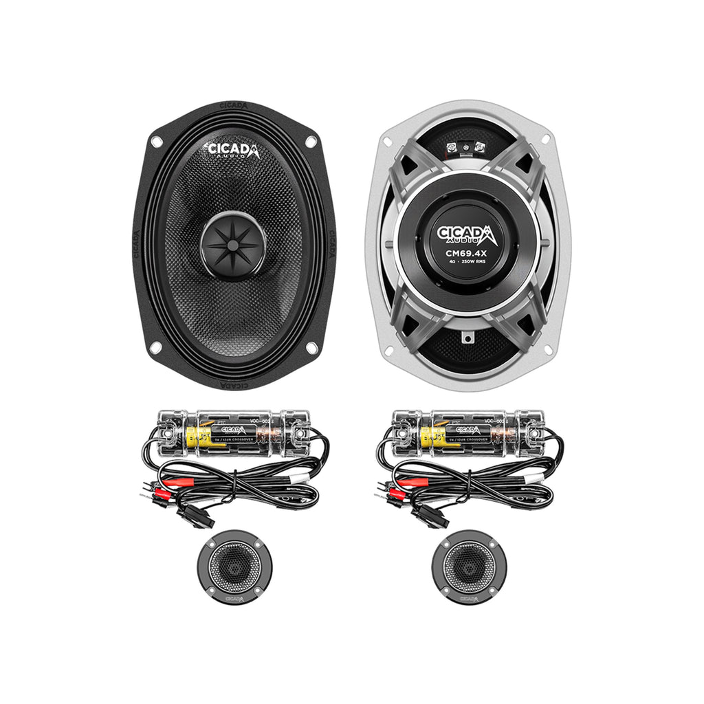 Cicada Audio 24CXK69.4 - CM69.4X + RR075T + 24CHD69TB + CHD69MHD  - 4Ω