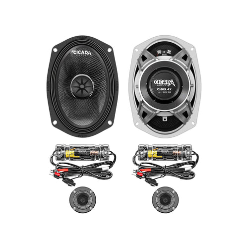 Cicada Audio 24CXK69.4 - CM69.4X + RR075T + 24CHD69TB + CHD69MHD  - 4Ω
