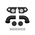 Cicada Audio 24HDPORT3 - H-D® 2024+ 3-inch right angle port w/pass thru plugs - Pair