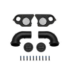 Cicada Audio 24HDPORT3 - H-D® 2024+ 3-inch right angle port w/pass thru plugs - Pair