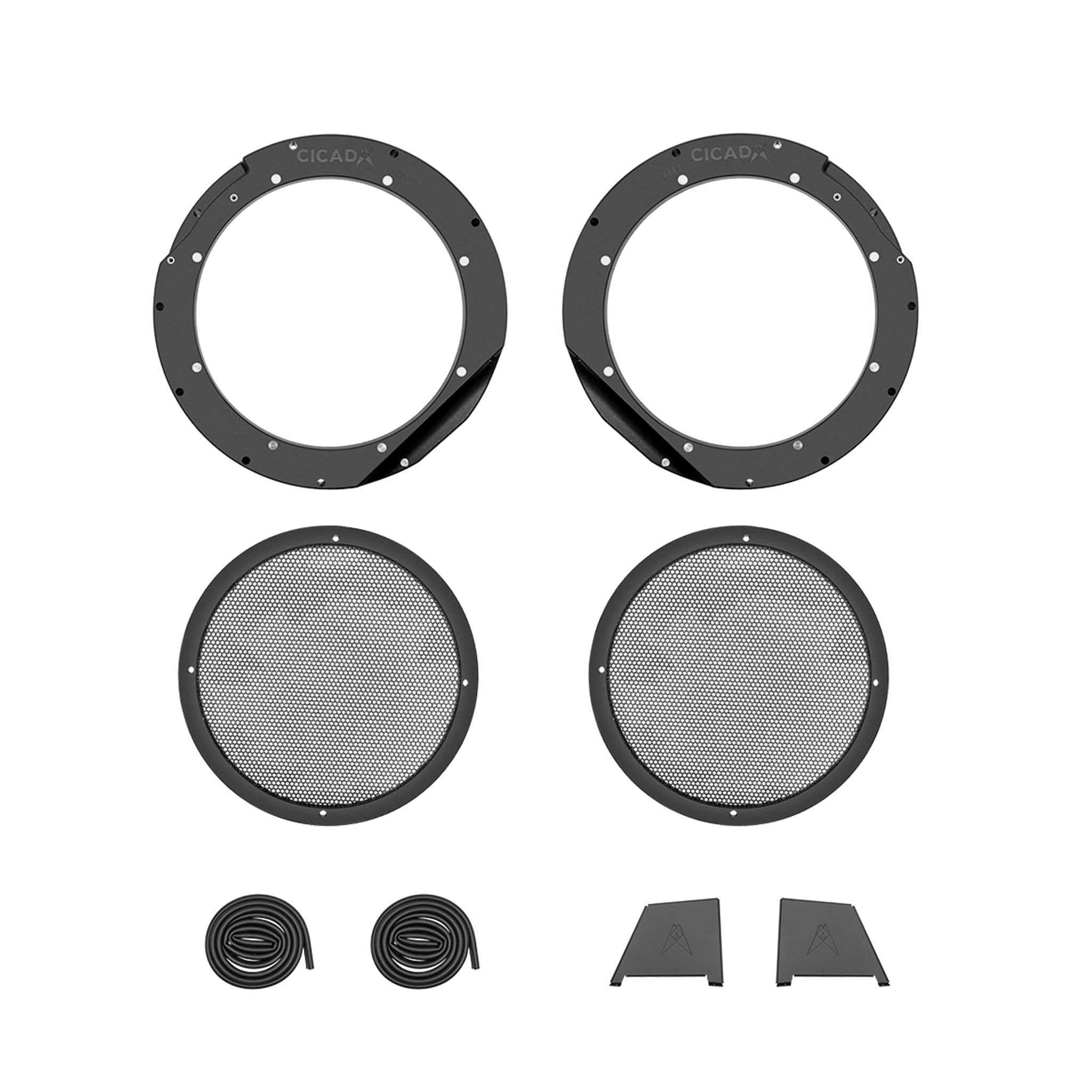 CICADA Subwoofer Einbaukit 10" für Koffer Links+Rechts 24HDRING10/24HDRINGT/HDPORT3 für H-D™ Touring 2024+
