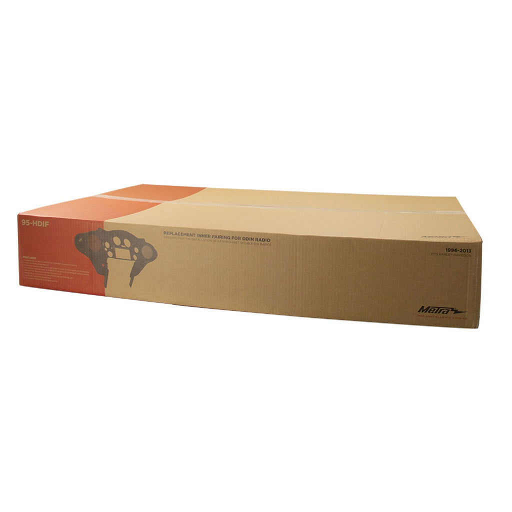 Metra 95-HDIF passend für Harley-Davidson® 1996-2013 DDIN Ersatz-Innenverkleidung, schwarz