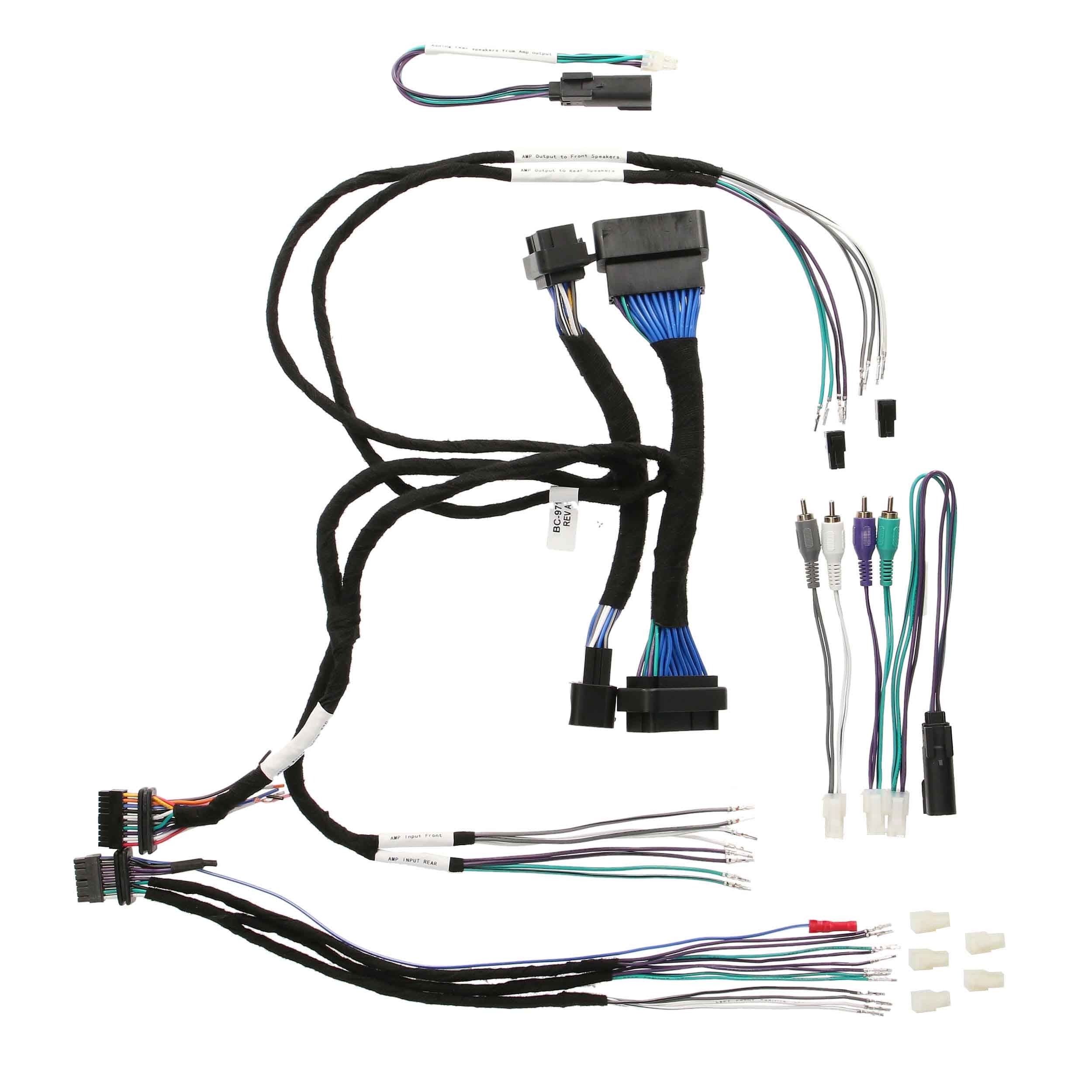 Metra BC-9716 RAK Kabel DSP & Verstärker Nachrüstung passend für Harley-Davidson® FLH 1998-2013