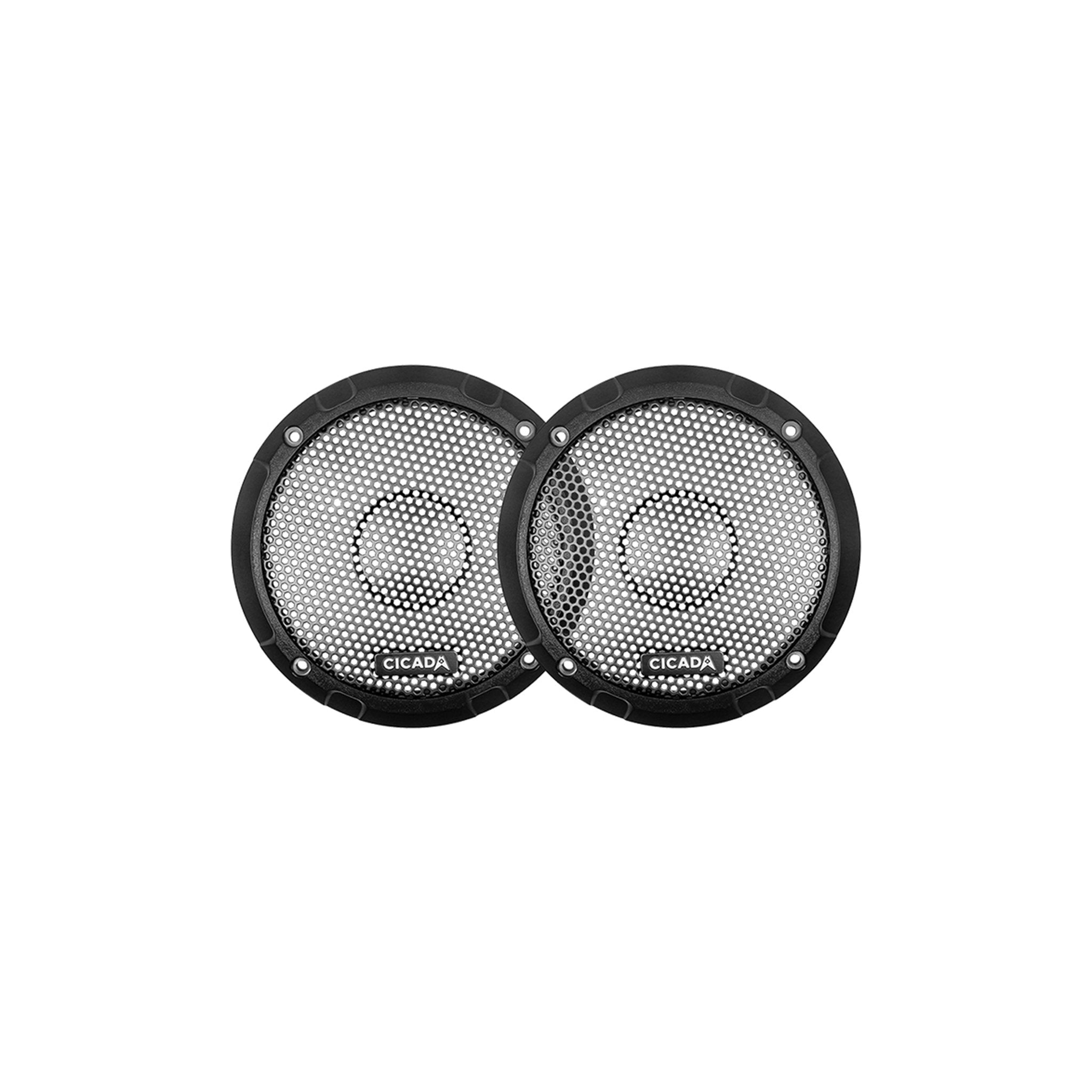 Cicada Audio C525G - All Black Plastic 5.25-inch Grills - PR