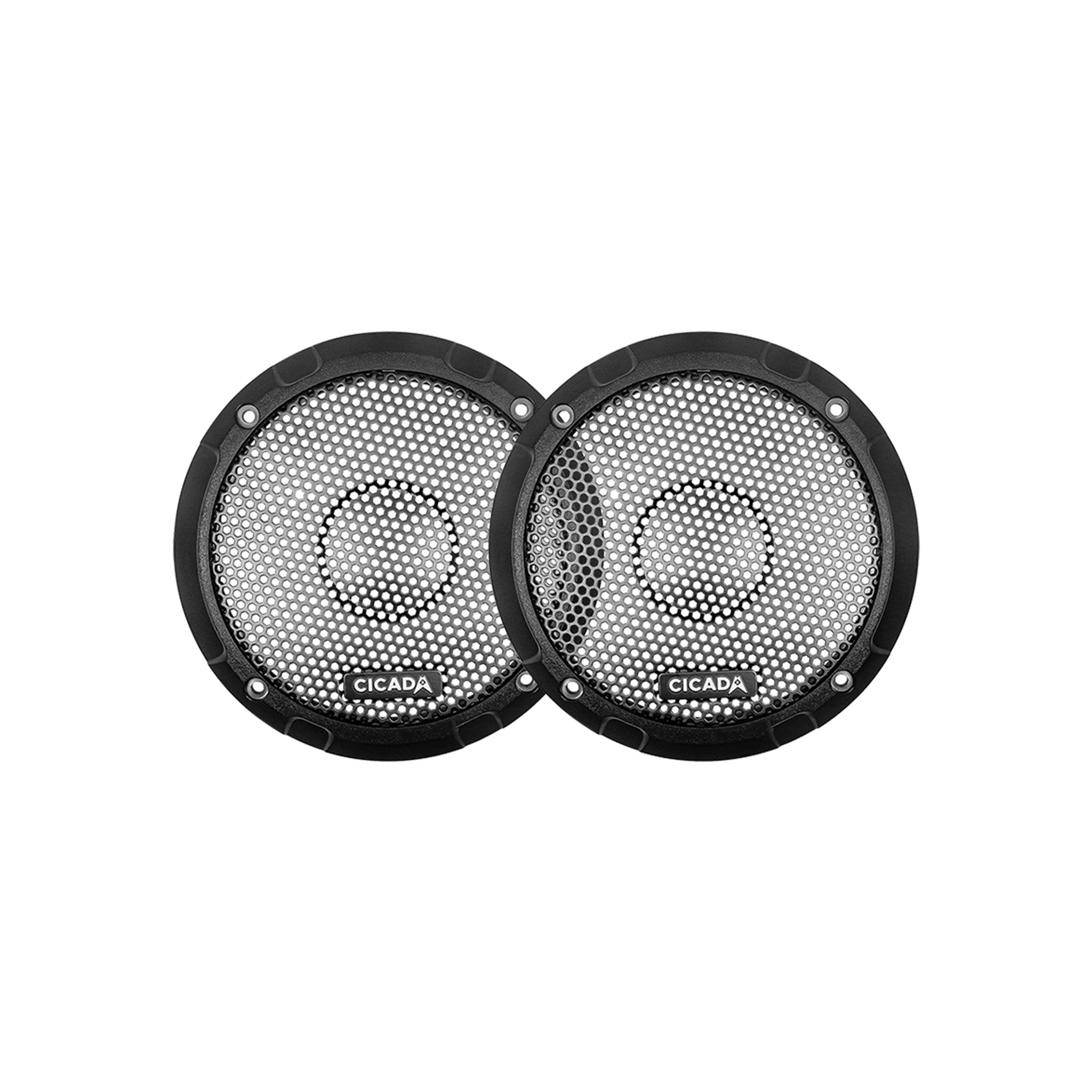 Cicada Audio C65G - All Black Plastic 6.5-inch Grills - PR