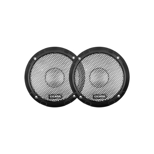 Cicada Audio C65G - All Black Plastic 6.5-inch Grills - PR