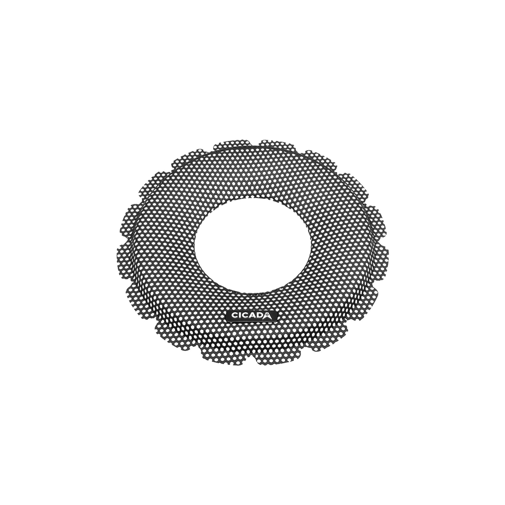 Cicada Audio CBG8L - 8-inch Lip Style Machined Billet Grill - BLACK - PR