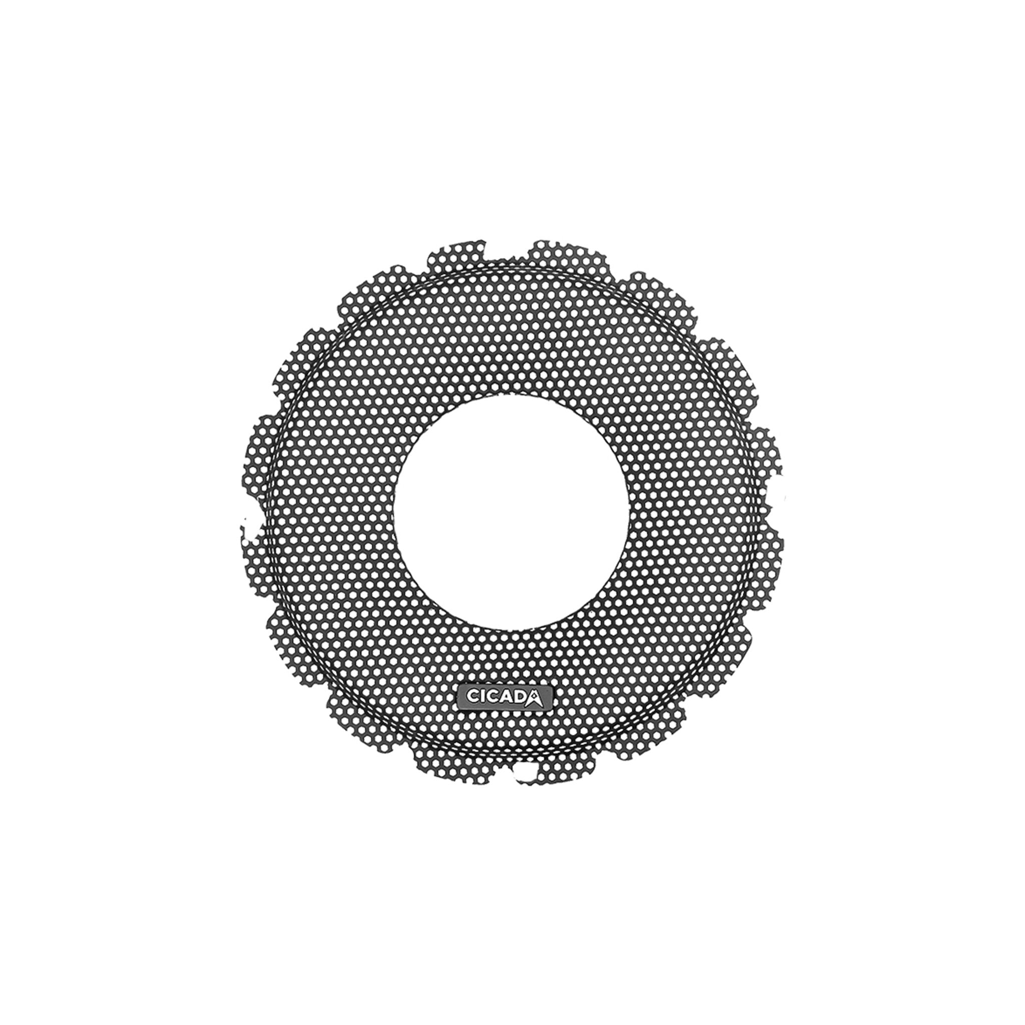 Cicada Audio CBG8L - 8-inch Lip Style Machined Billet Grill - BLACK - PR