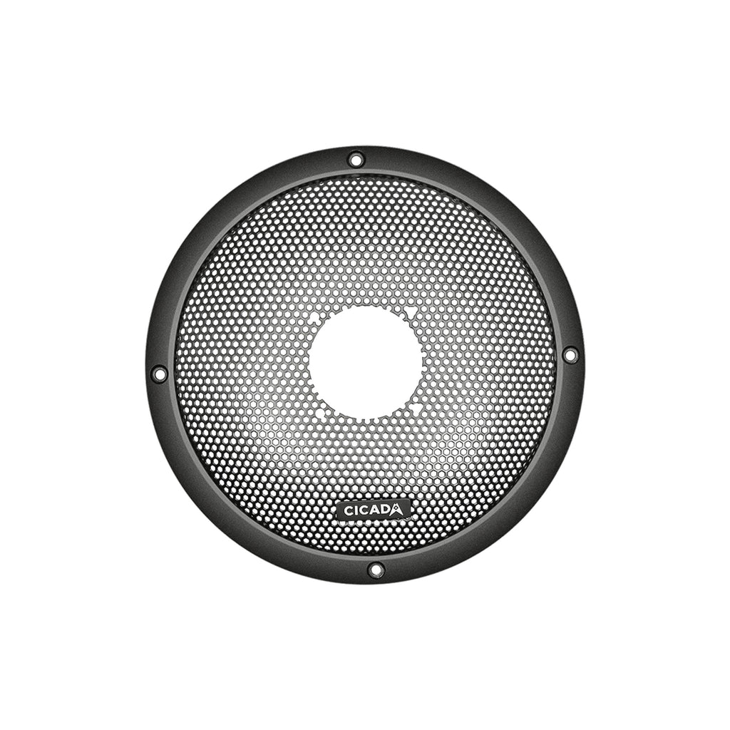 Cicada Audio CBG8MT - 8-inch Flush Style Machined Billet Grill with Tweeter mounti