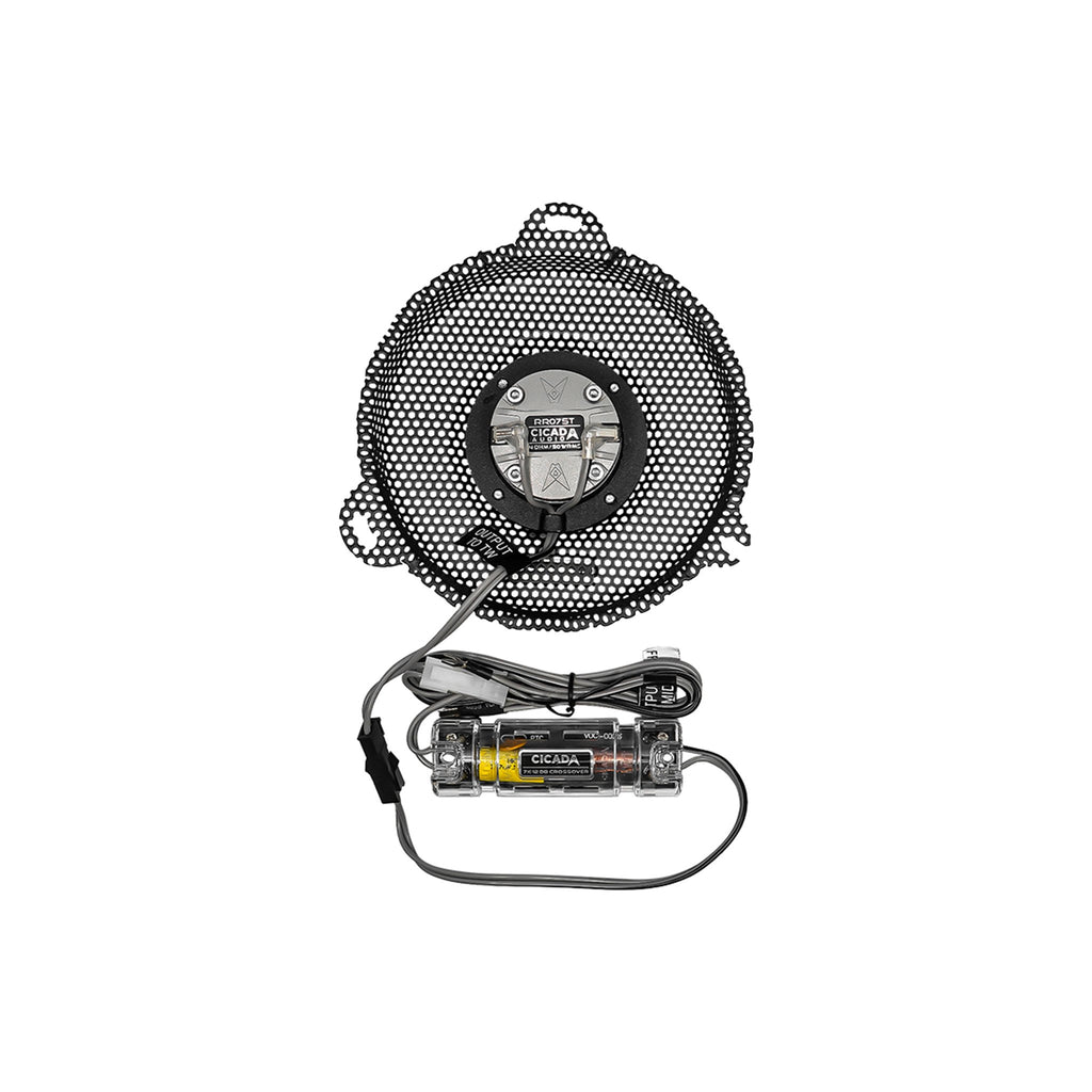 Cicada Audio CHDSGGTK - H-D® 2014-2023 Street Glide®Kidney Grill + RR075T - 4Ω- Pair