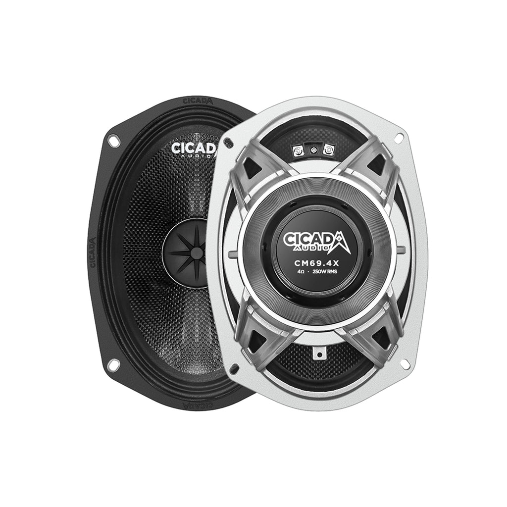 Cicada Audio CM69.4X - Mid-Bass - Carbon Matrix Cone - 6x9-inch - 4Ω