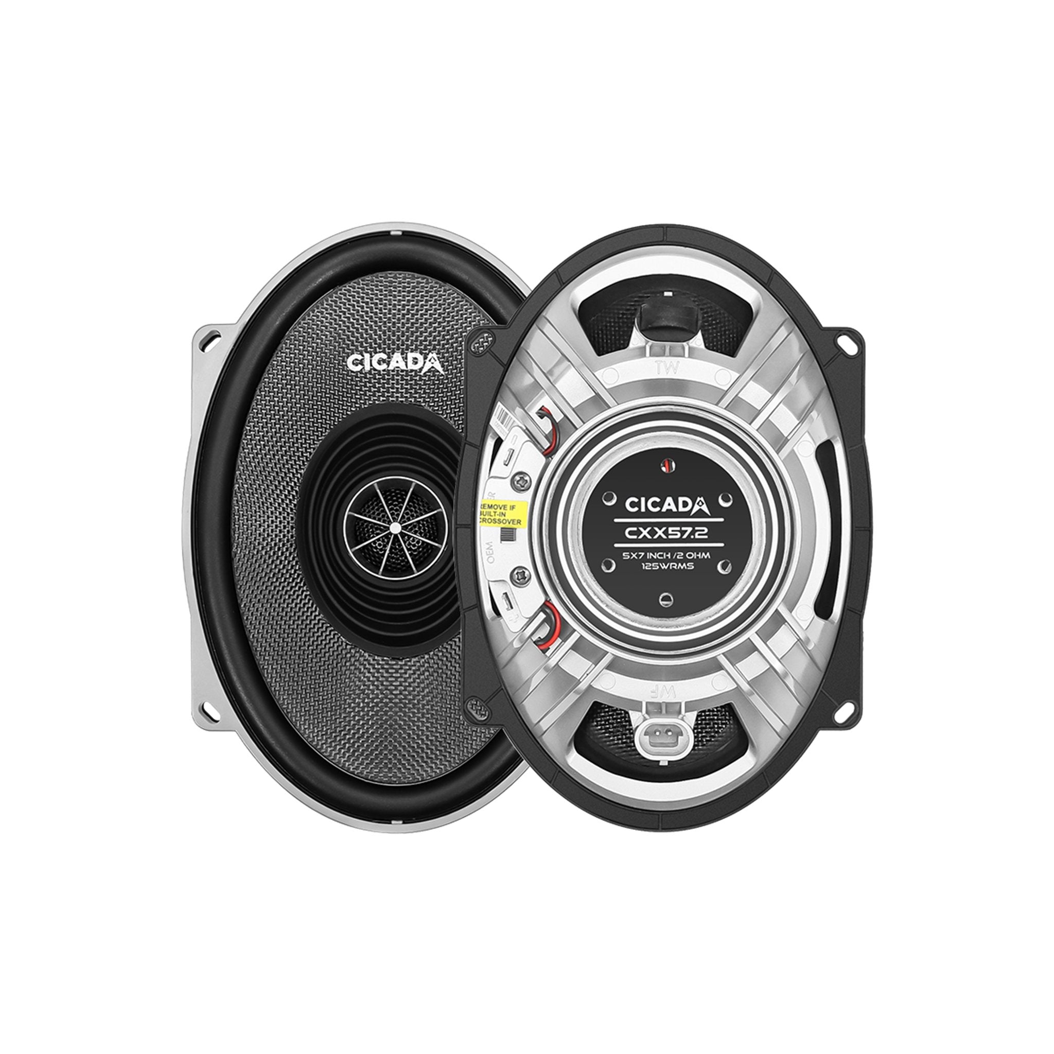 Cicada Audio CXX57.2 - Pro Coaxial Bi Ampable 5x7-inch - 2Ω