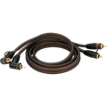 Ground Zero GZCC 1.3X – 1,0 m Cinch-Signalkabel (RCA, Standard 3-fach geschirmt, mit Remote-Leitung)
