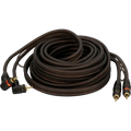 Ground Zero GZCC 5.3X – 5,0 m Cinch-Signalkabel (RCA, Standard 3-fach geschirmt, mit Remote-Leitung)