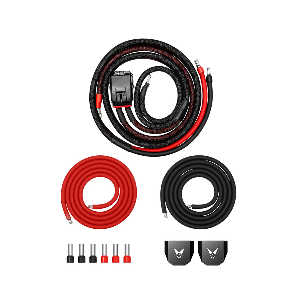 Cicada Audio HDPG2KD - H-D® 2 AWG Dual Amp Power / Ground Kit