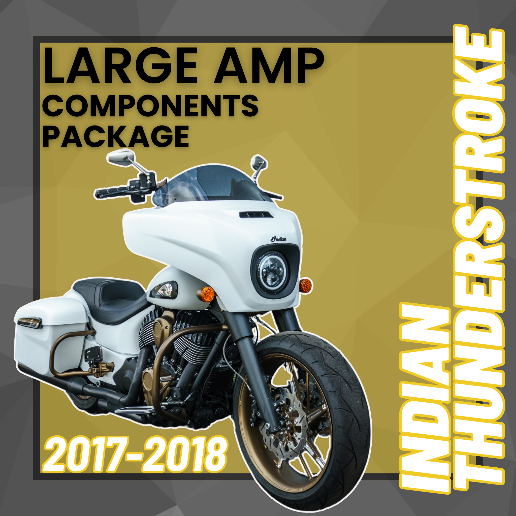 Davidson Audio LARGE Amp Kit Indian Chieftain/Roadmaster 2017-2018