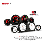 KOSO HD-03X – TFT-Cockpit-Set für Harley-Davidson™ 2014-2023 (Plug-and-Play)