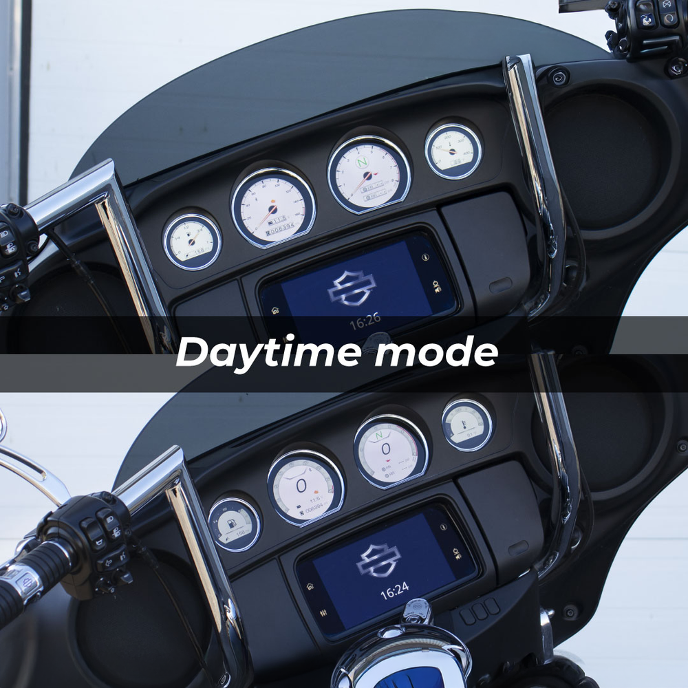 KOSO HD-03X – TFT-Cockpit-Set für Harley-Davidson™ 2014-2023 (Plug-and-Play)