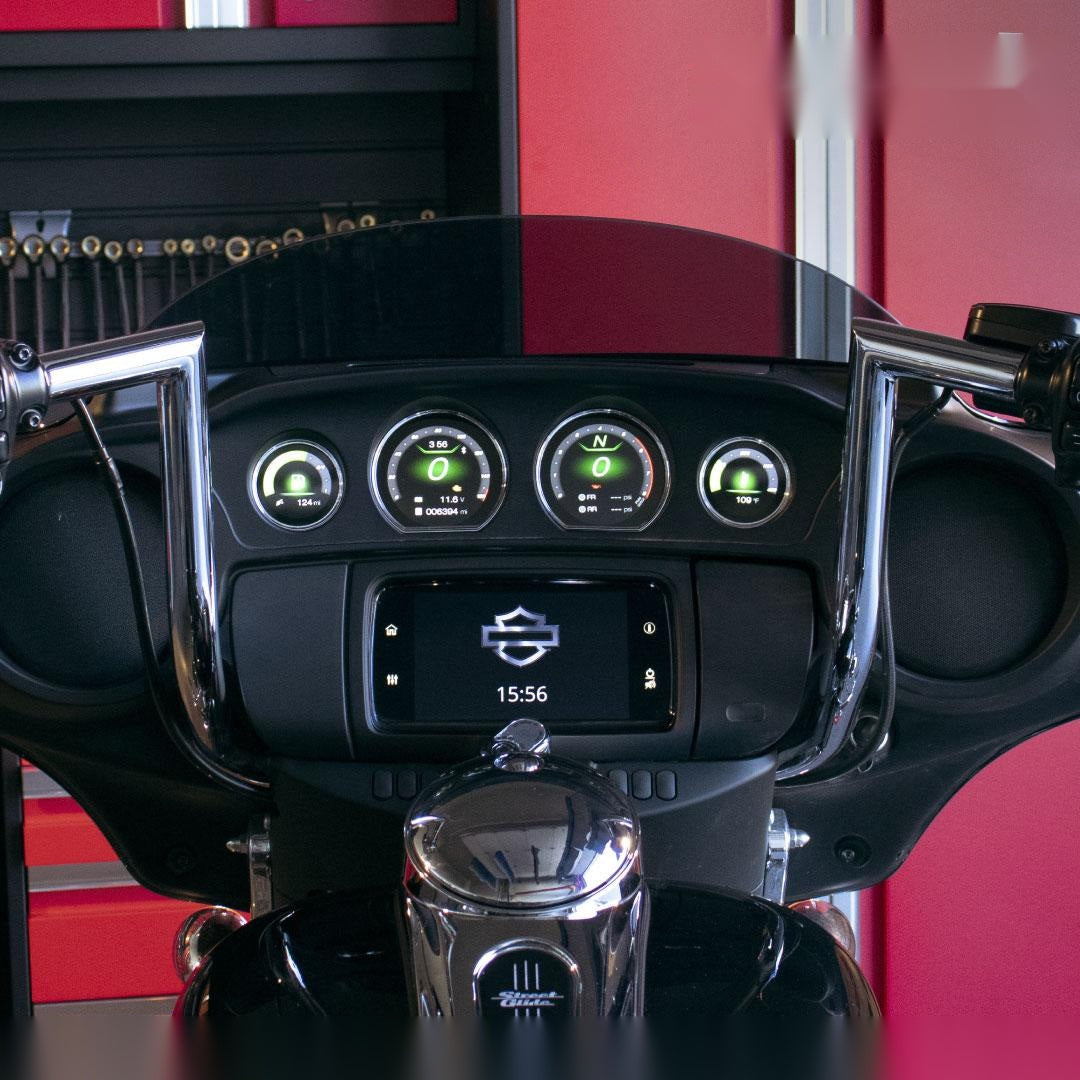KOSO HD-03X – TFT-Cockpit-Set für Harley-Davidson™ 2014-2023 (Plug-and-Play)