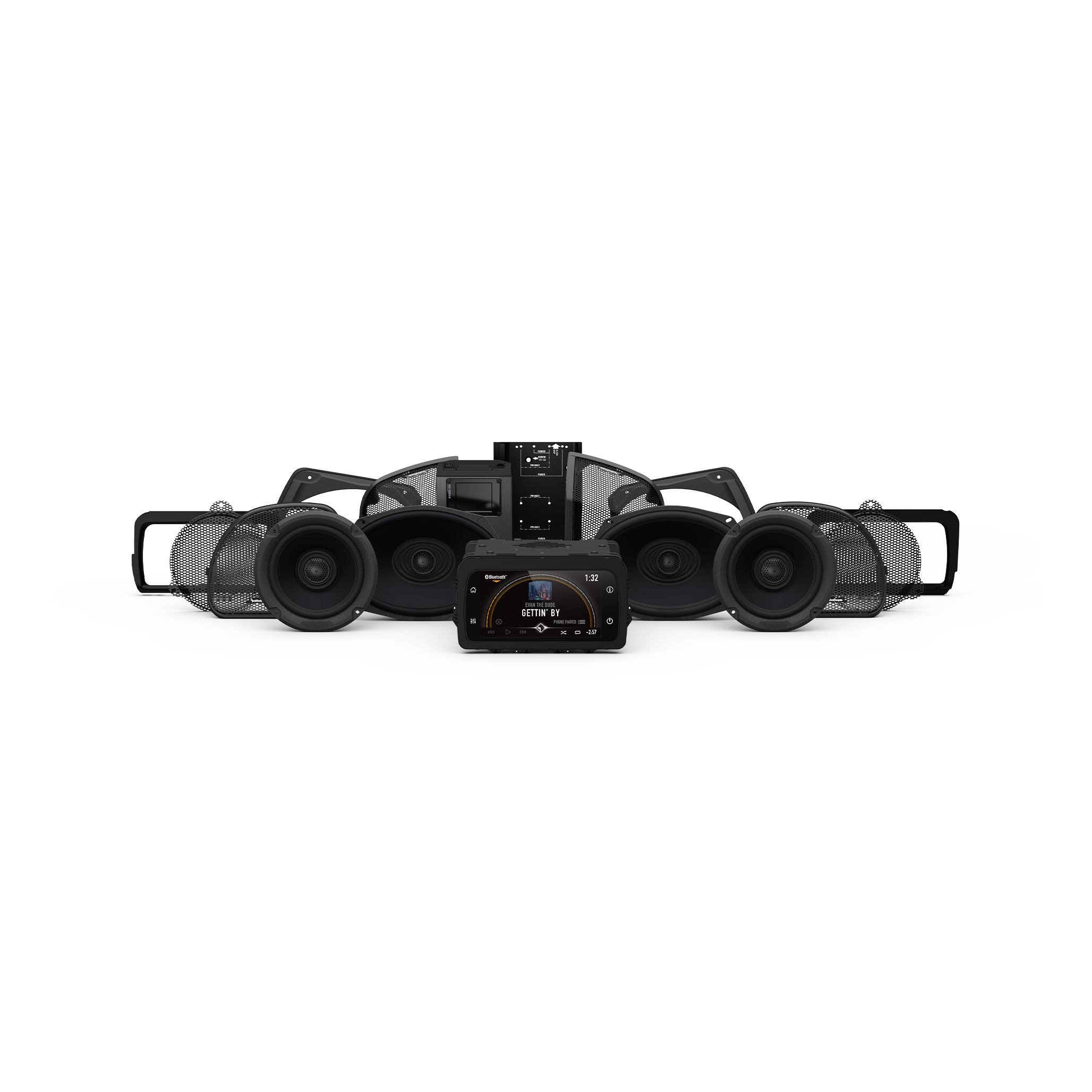 Rockford Fosgate HD14-PMX-STG3 Komplettsystem – Touring 2014-2023