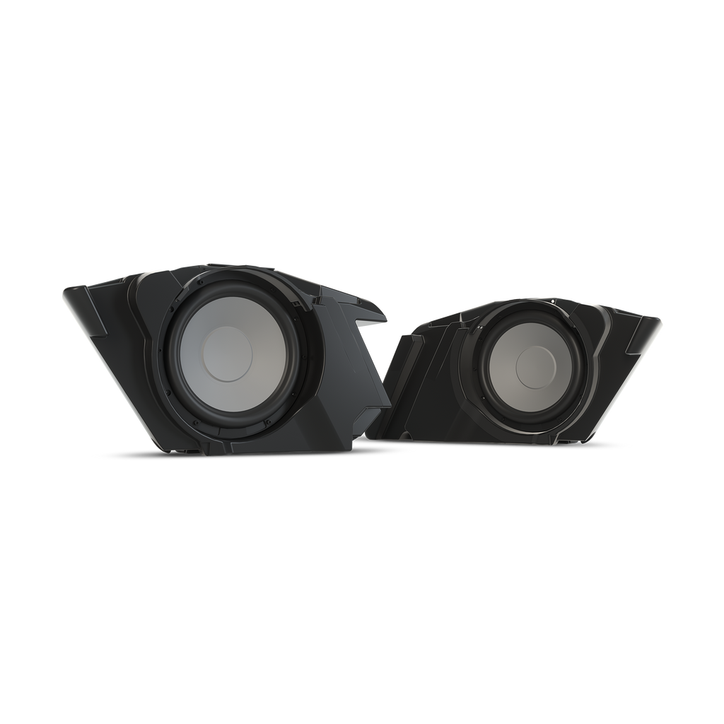 Rockford Fosgate HD14-SBSUB – Satteltaschen-Subwoofer-Kit 2×25 cm 800 W (Harley 2014+)