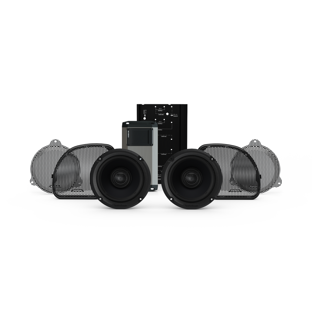 Rockford Fosgate® Kit 2014+ HD14-STG2 (2-SPK+Amp) passend für Harley-Davidson®