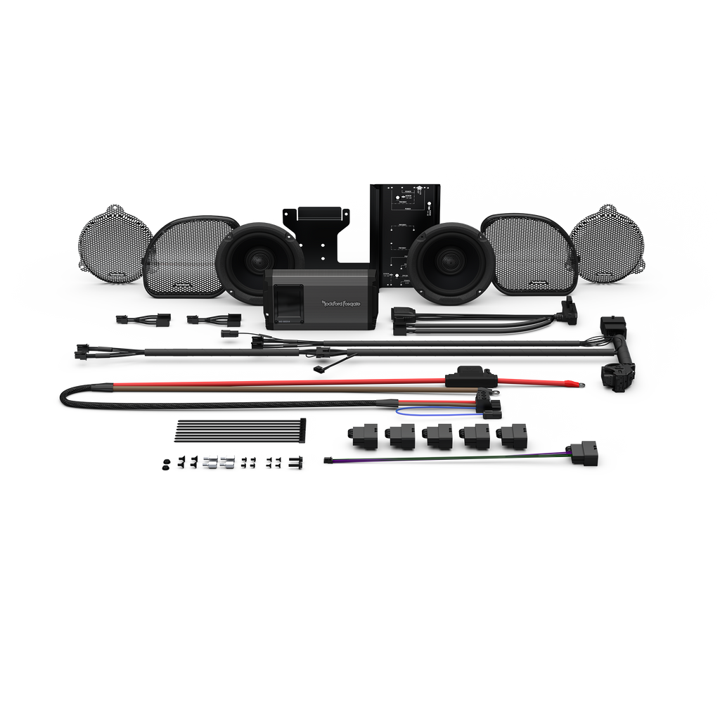 Rockford Fosgate® Kit 2014+ HD14-STG2 (2-SPK+Amp) passend für Harley-Davidson®