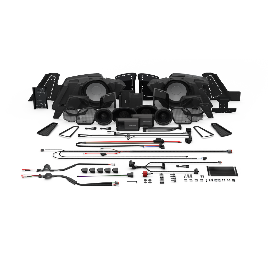 Rockford Fosgate® Kit 2014+ HD14-STG5 (4-SPK+Amp+Subs) passend für Harley-Davidson®