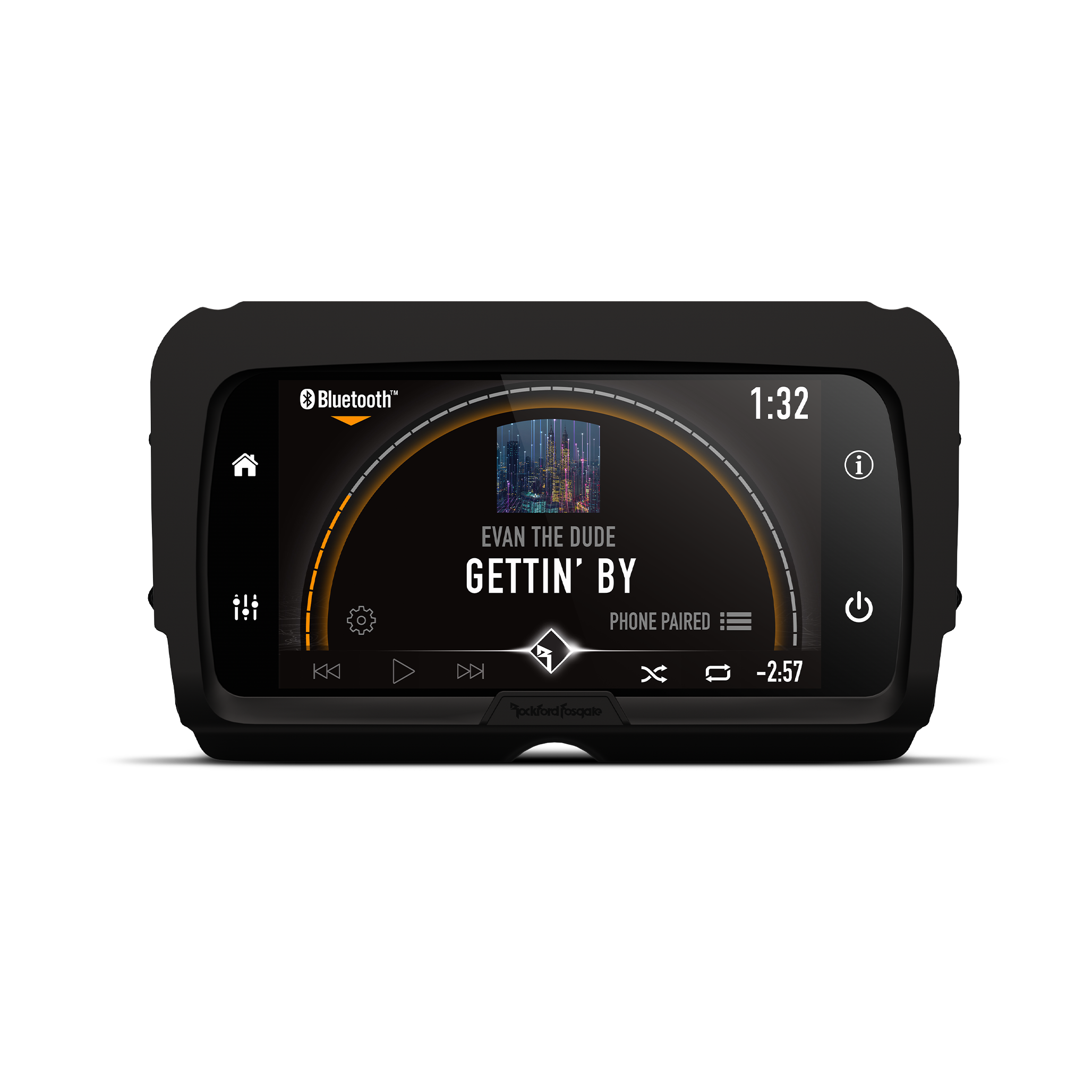 Rockford Fosgate PMX-HD14 – Plug&Play CarPlay-Radio Front