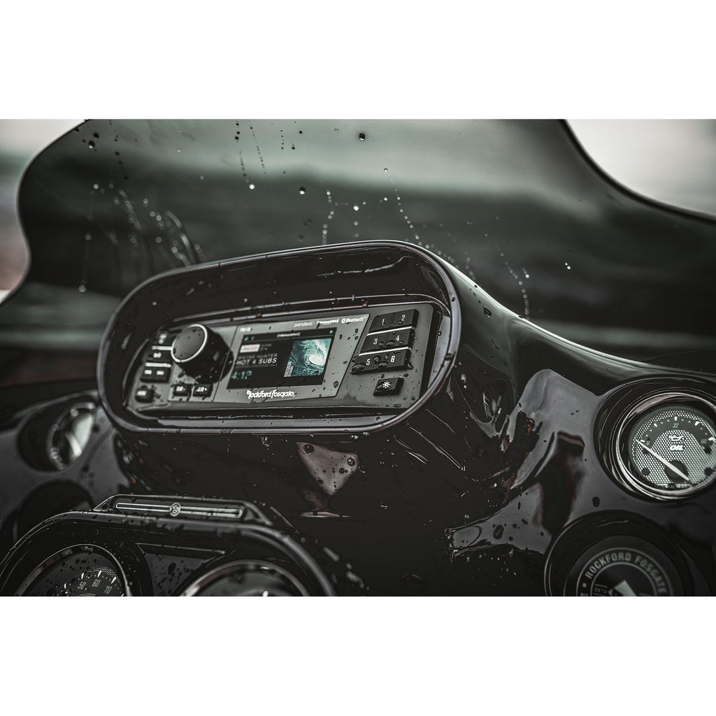 Rockford Fosgate® PMX-HD9813 1DIN Radio passend für Harley-Davidson® 1998-2013